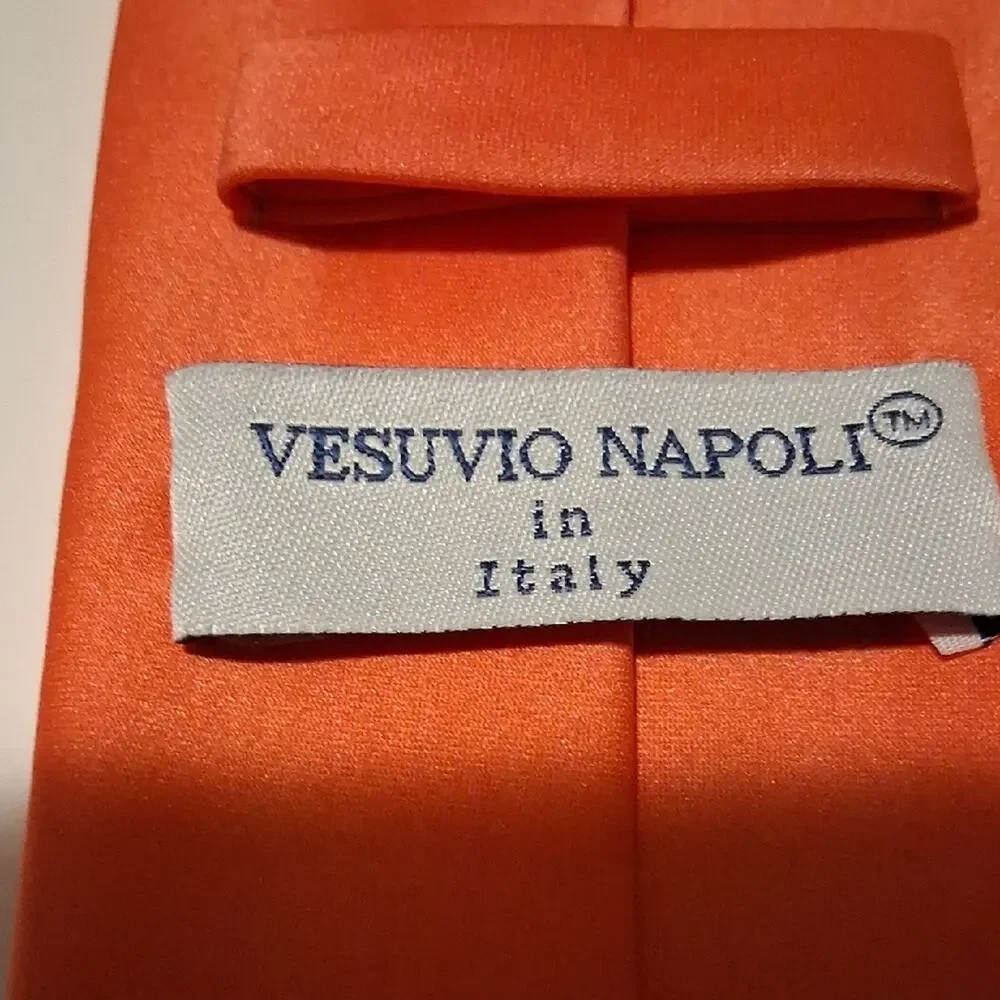 Elegant Burnt Orange Men's Tie